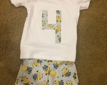 Minion birthday outfit