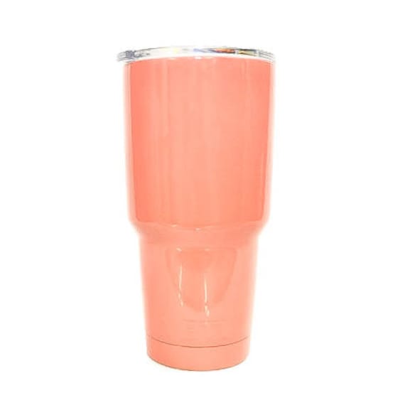 coral yeti tumbler 30 oz