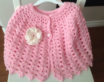 Items similar to Crochet Girls Poncho, Toddler Girls Poncho, MADE TO ...