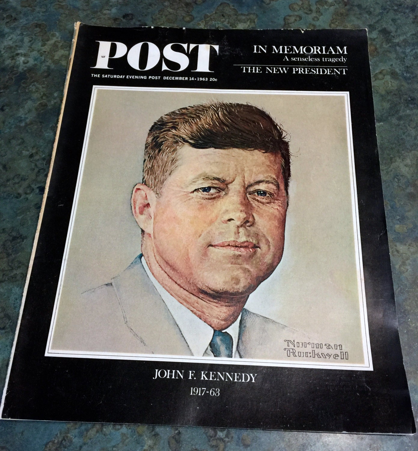 Vintage December 14 1963 Post Magazine John F. Kennedy