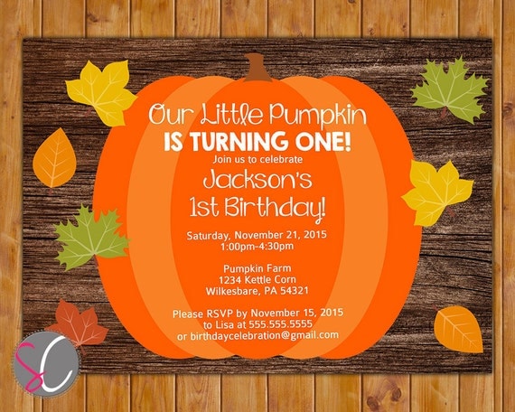 Our Little Pumpkin Is Turning One SVG for Cricut