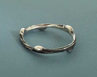 Sterling Silver Twig Ring - Willow - New Design