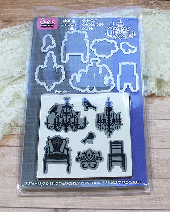 Sizzix Stamp and DieCut Set from Hero Arts by PaperDahlsLLC