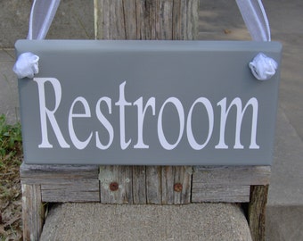 Guest bathroom sign | Etsy