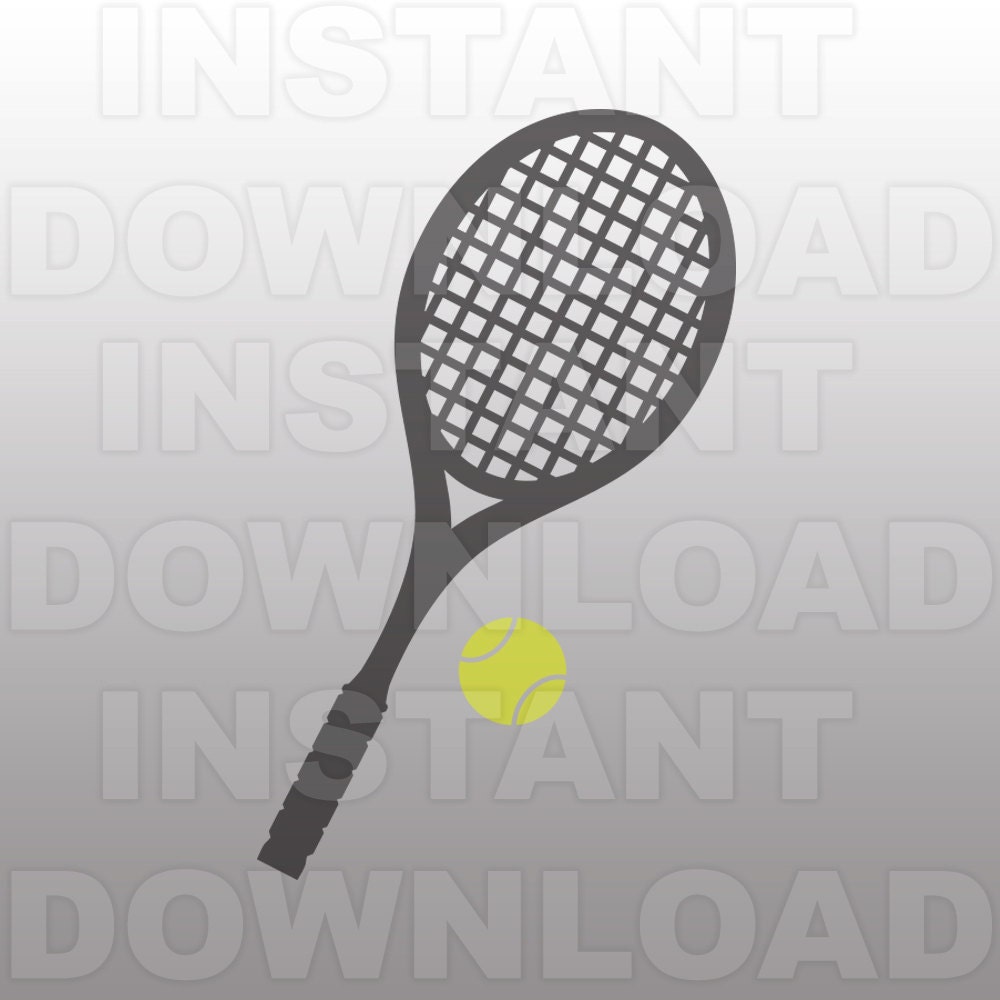 Download Free Tennis Racquet Svg File - Tennis Racquet Monogram ...