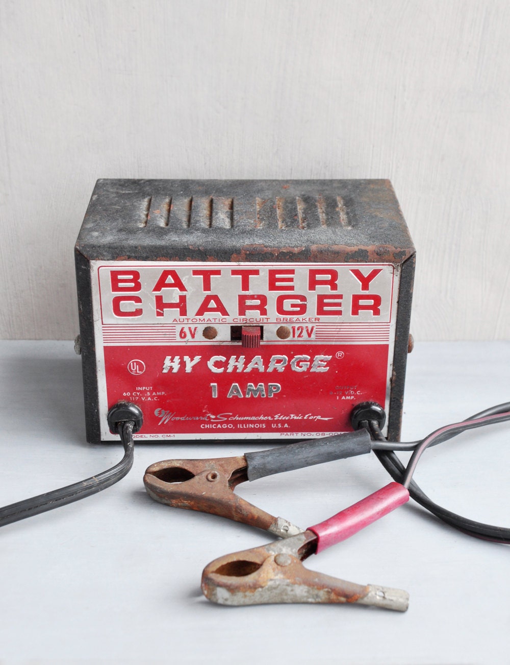 Vintage Hi Charge Battery Charger 1 amp 6V by