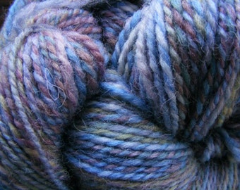 Clearance ICICLE Handspun Wool Yarn Cheviot 192yds 2.75oz 10-12wpi aspenmoonarts worsted artyarn knitting