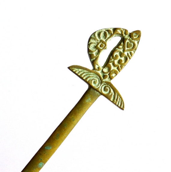 Vintage Brass Sword Letter Opener Rustic & by eclecticmoi on Etsy
