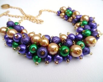 Carol Cassisa Bon Mardi Gras Paper Clip Necklace main image 1