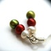 Holiday Jewelry . Drop Pearl Earrings . Christmas Lights Jewelry . Beaded Christmas Earrings . Multicolored Earrings - Lights Collection NEW
