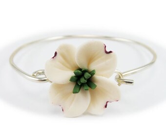Dogwood Sterling Silver Bracelet - Dogwood Jewelry Collection