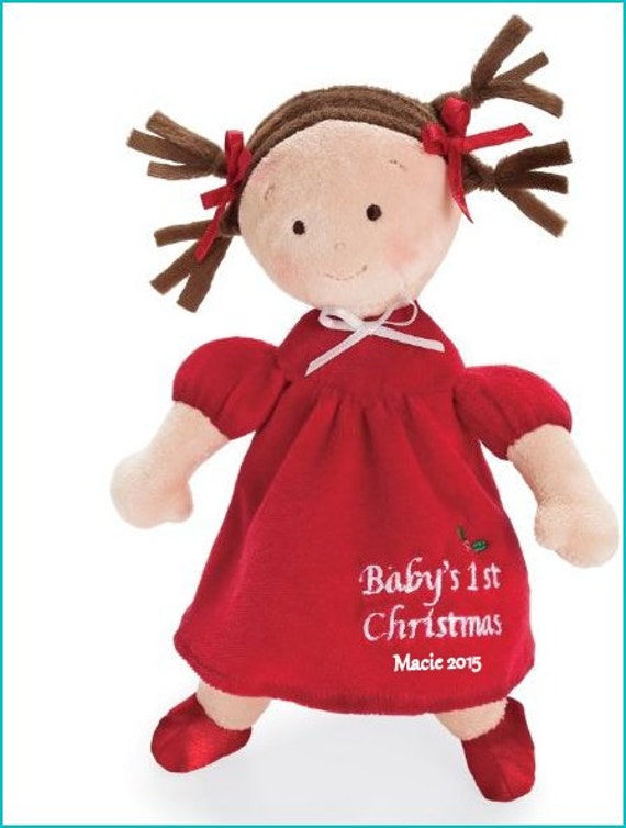 PERSONALIZED Rosy Cheeks Soft Blond Girl Baby Doll 15