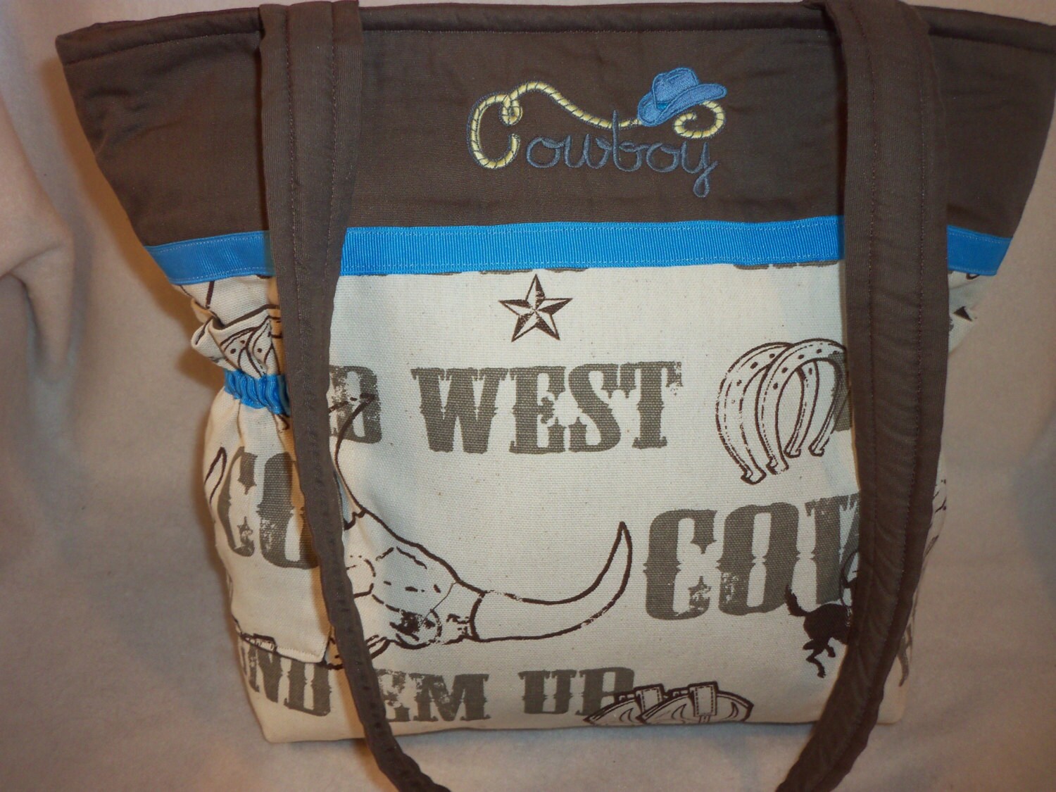 Cowboy purse to diaper bag western theme small medium or large