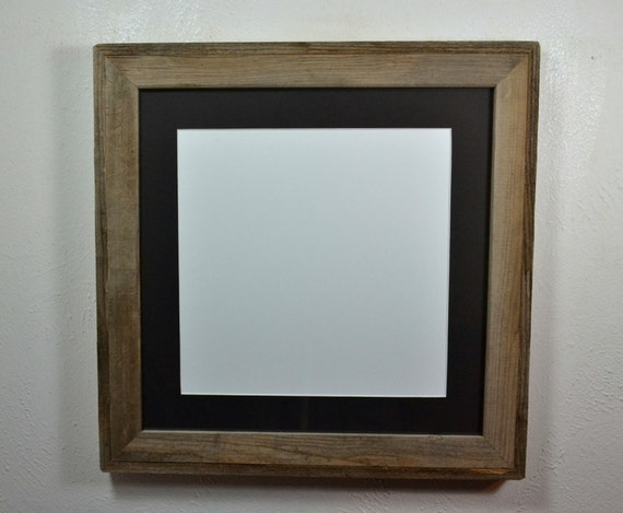 16x16 picture frame with black mat for 12 x 12