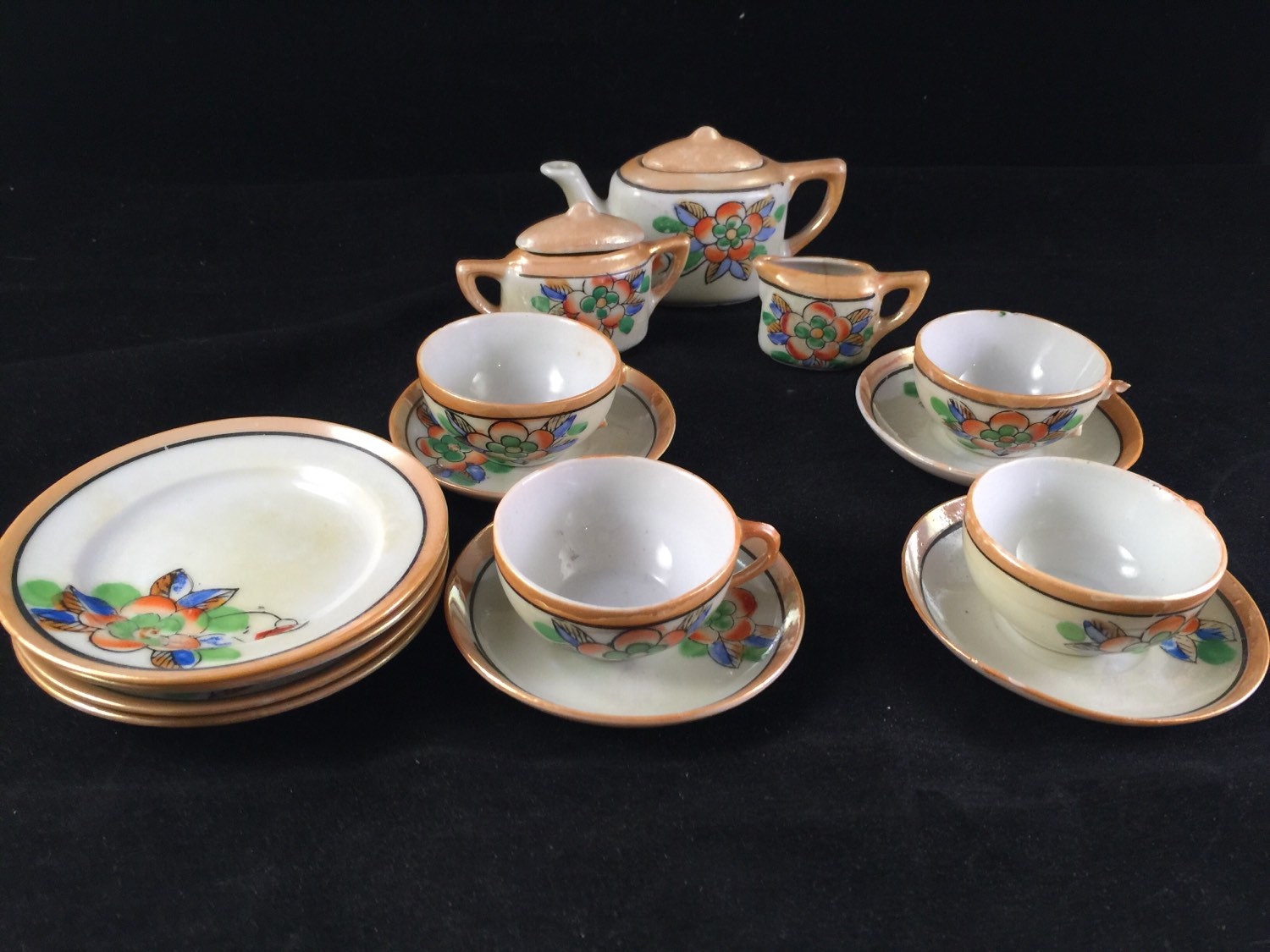 made in japan childs tea set