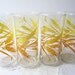 Libbey Golden Wheat Iced Tea Glasses Set of Four - Retro Vintage
