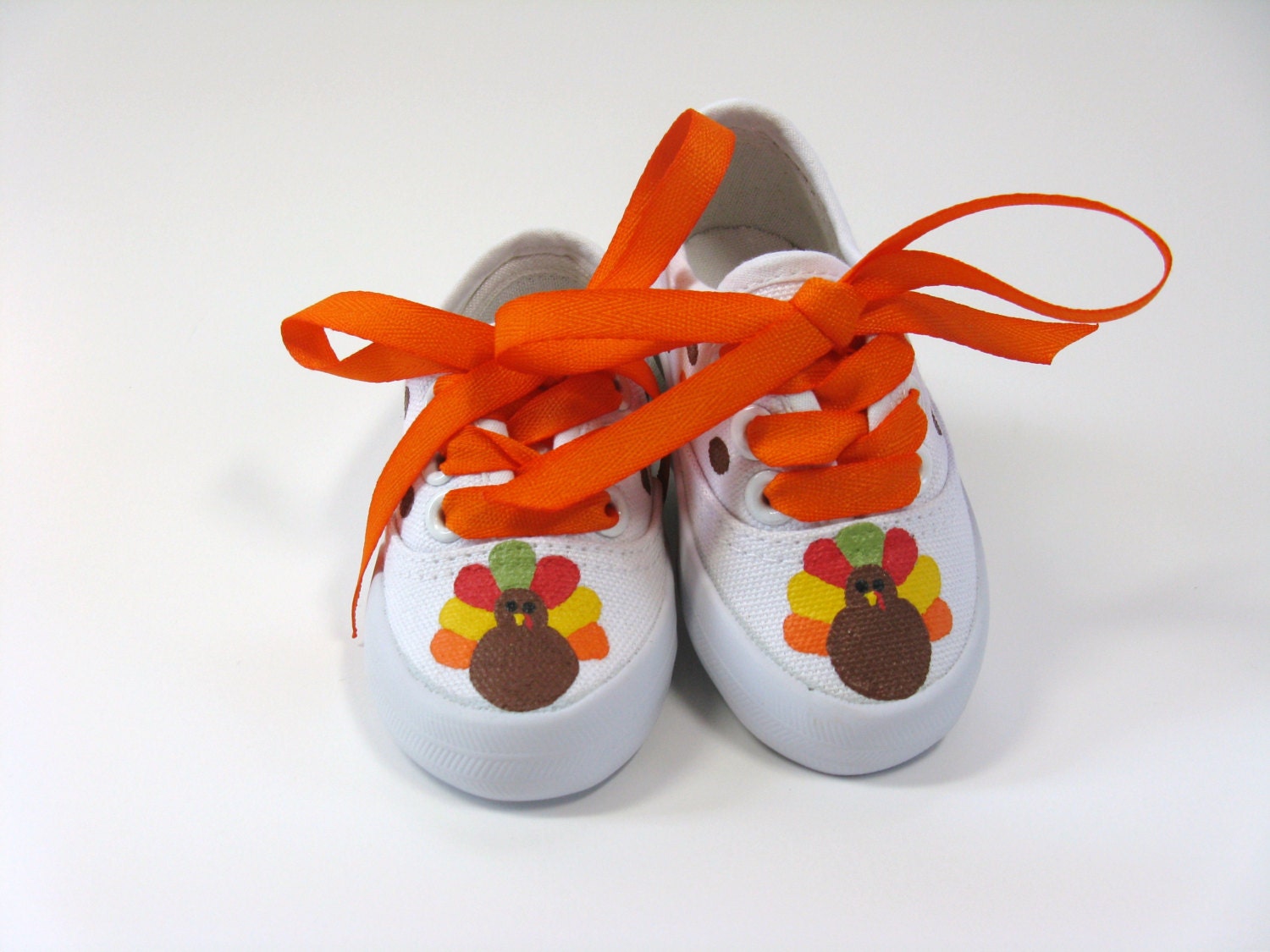 Turkey Shoes Thanksgiving Sneakers Autumn or Fall Shoes