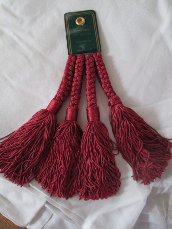 4 Large Tassels