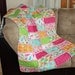 Girl Rag Quilt, Baby Blanket, Toddler, Crib Bedding, Dessert Party, Candy, Ice Cream, Confetti, Pink, Green, Bright, Fun