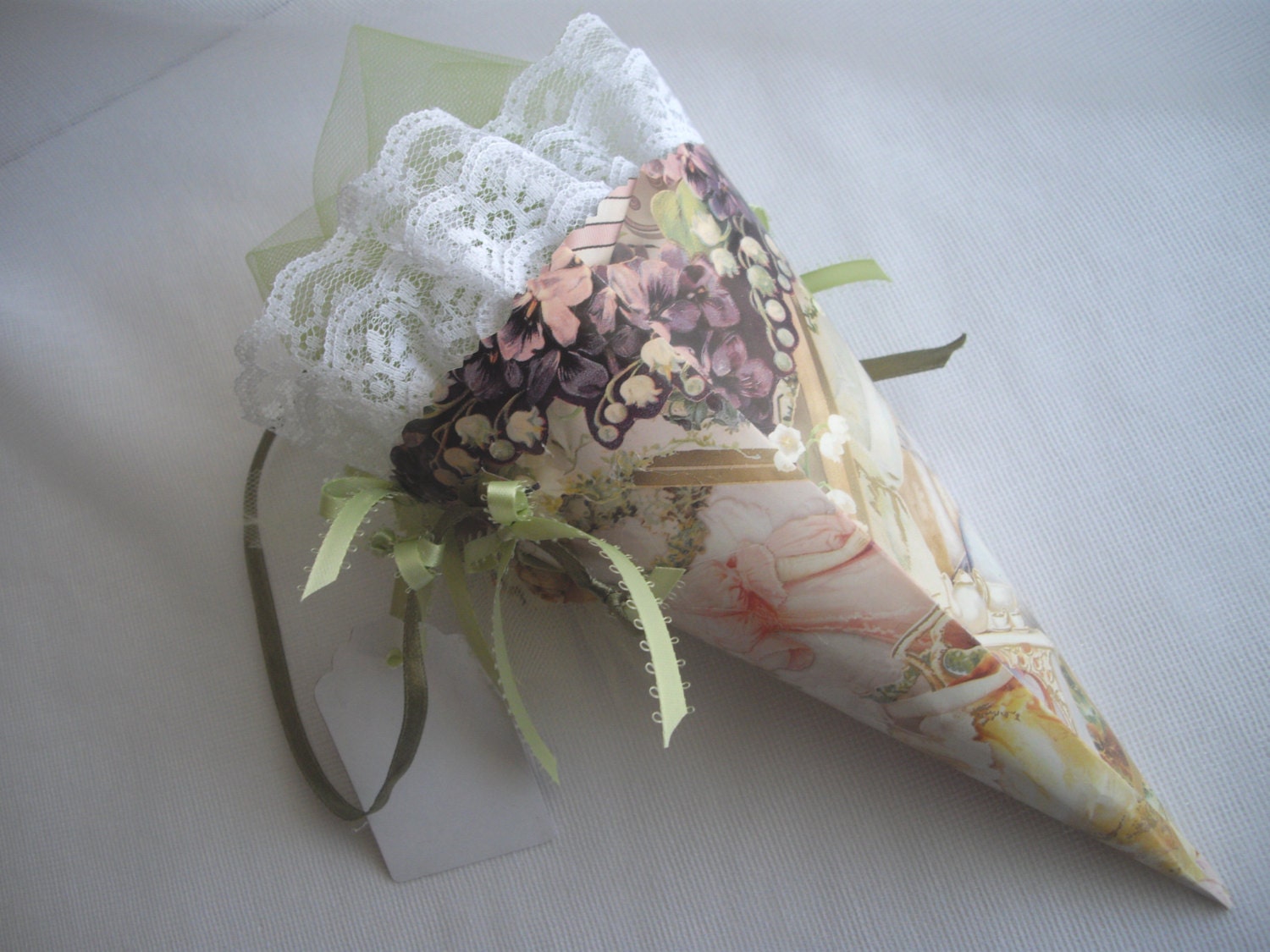 Flower Girl Basket Alternative Hydrangea Lily Of by handcraftusa