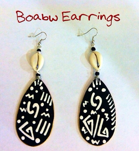 Mudcloth Art Designs Earrings