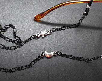 Moon Star Eyeglass Chain Holder Eye Glass Glasses Lanyard