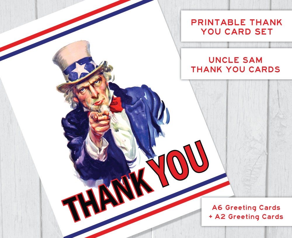 Uncle Sam thank you.