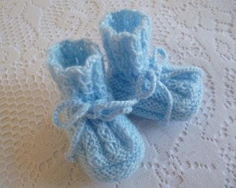Knit Baby Booties, Booties Newborn, Baby Boy Booties, Baby Shower Gift, Baby Accessories, Clothing Newborn, Take Home Baby, Winter Booties.
