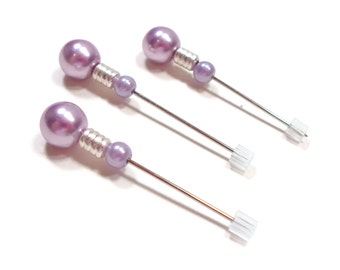 Counting Pins Marking Pins Cross Stitch Needlepoint Lilac Pink Stitch Counter DIY Crafts Stitch Counter