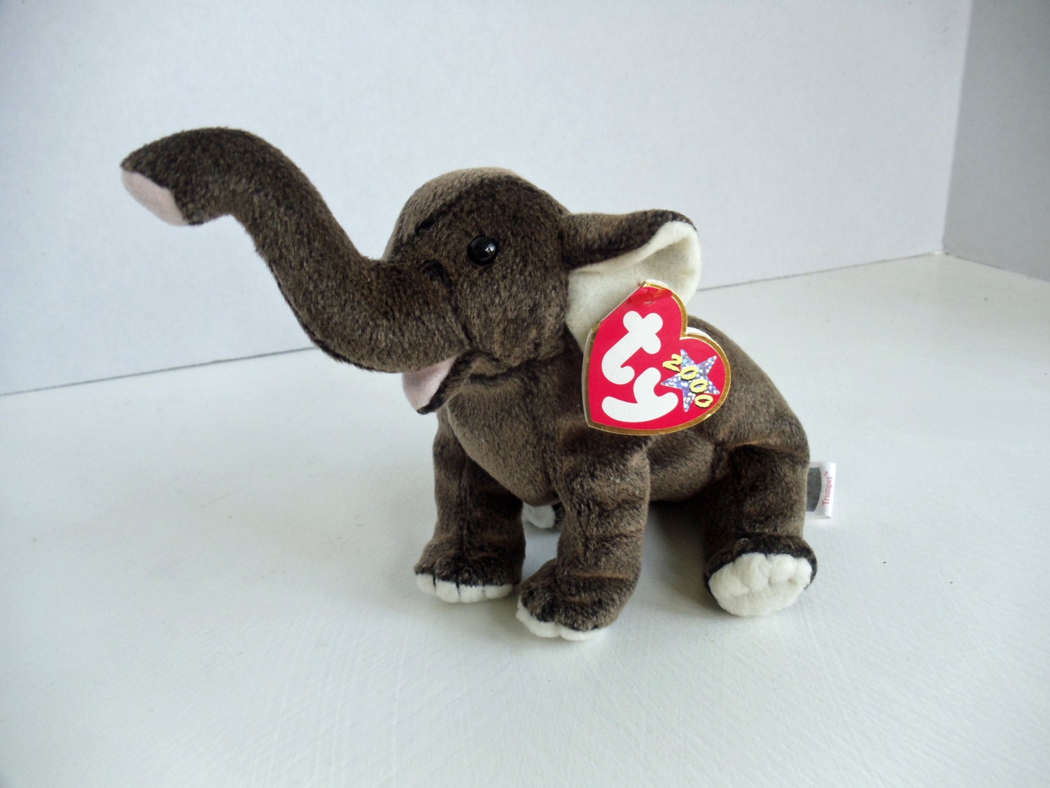 purple elephant beanie baby