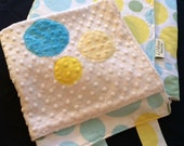 Tranquil Circles Baby / Toddler Quilt and Security Blanket