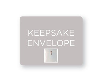 Keepsake ENVELOPE for the Ruby Love Modern Baby Book