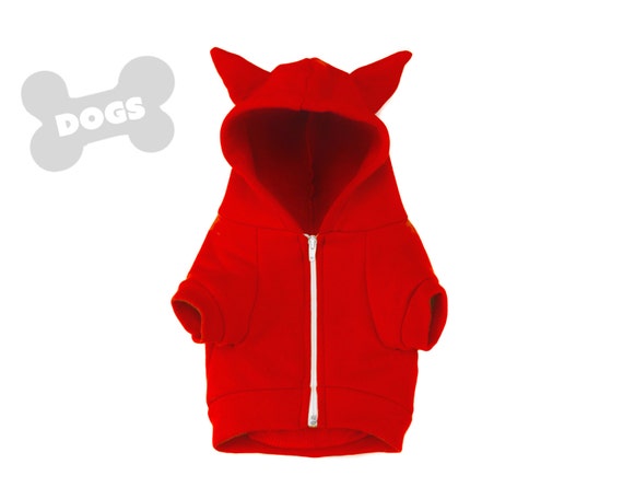 Dog Ear Hoodie
 Dog Ears Hoo Fleece Zip Hooded Short Sleeve by twostringjane