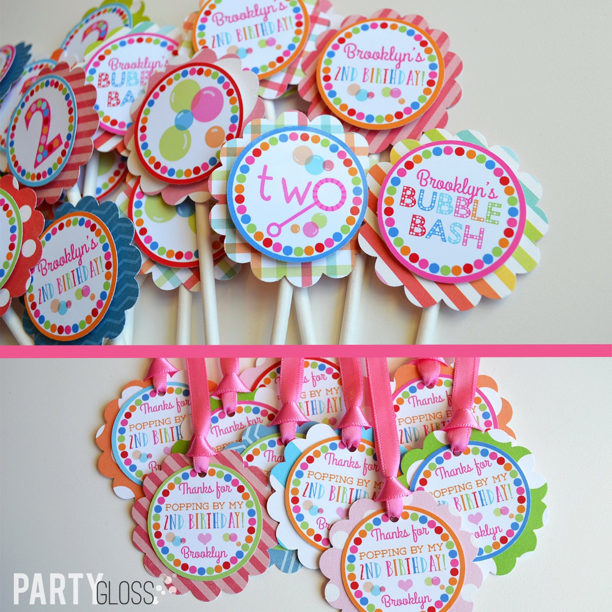 Bubbles Birthday Party Decorations Fully Assembled