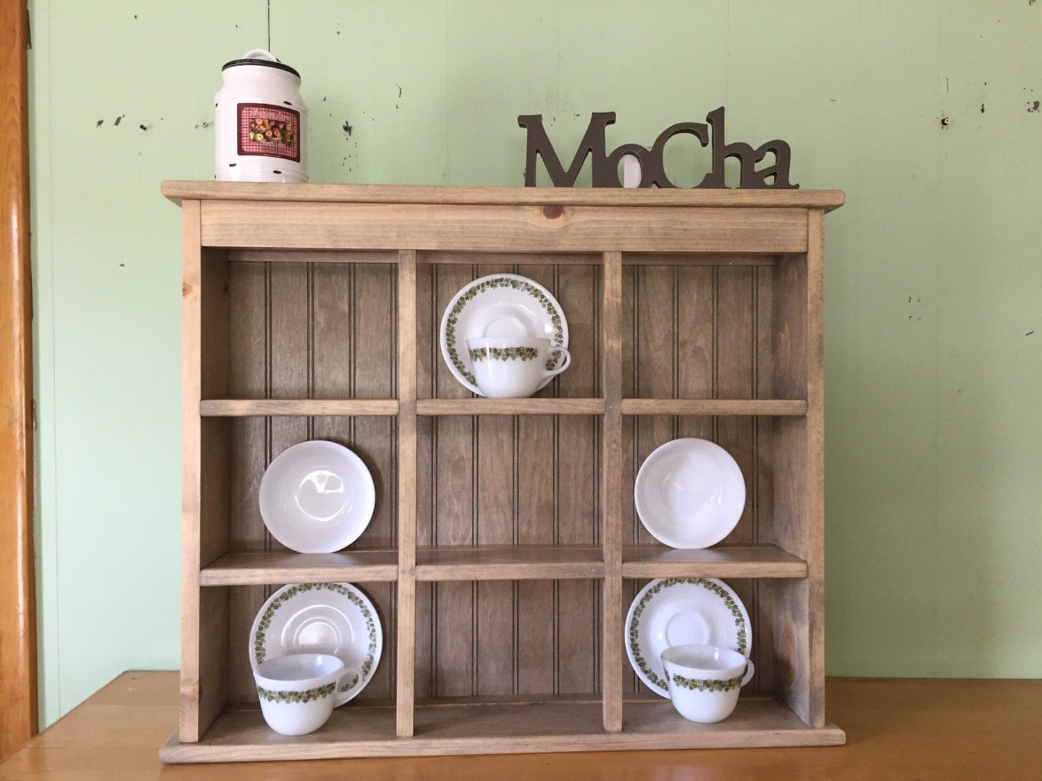 Tea Cup and Saucer Plate Rack and Kitchen Display Shelf 9