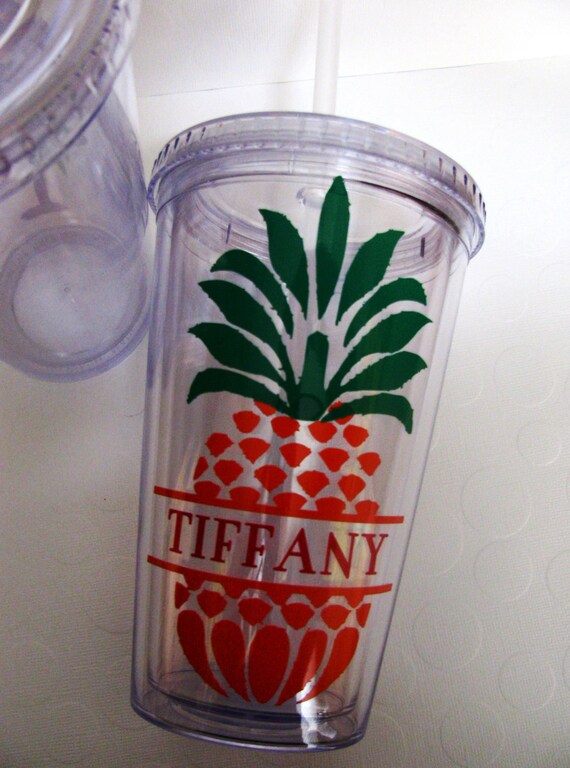 Hawaiian Pineapple Insulated Tumbler