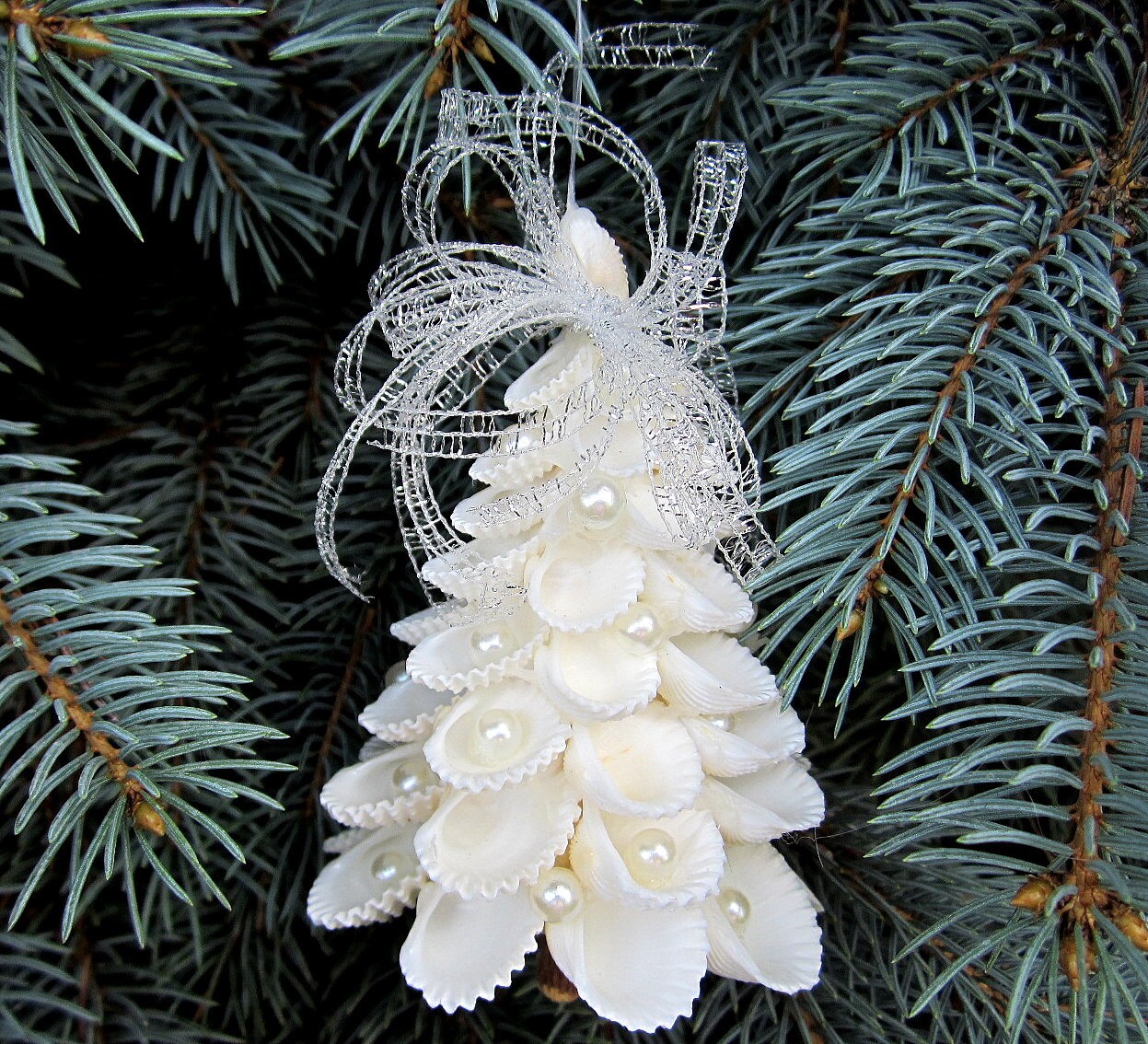 beach nautical decor seashell christmas tree by beach nautical decor seashell christmas tree by