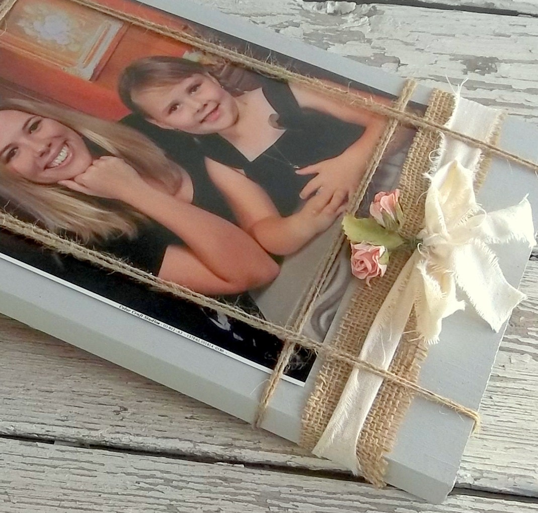 Rustic wood Picture Frame 8x10 Grey Modern Wall by 0namesleft