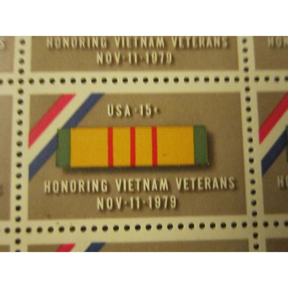 1979 Honoring Vietnam Veterans 15 Cent Vintage US Postage