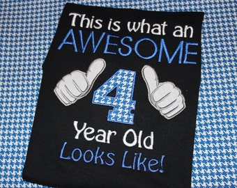 birthday shirt 4 year old