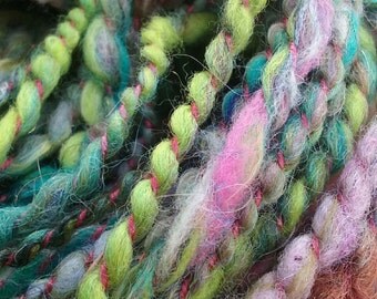Colorway "Disarm" Bulky Handspun Art Yarn 2 Ply