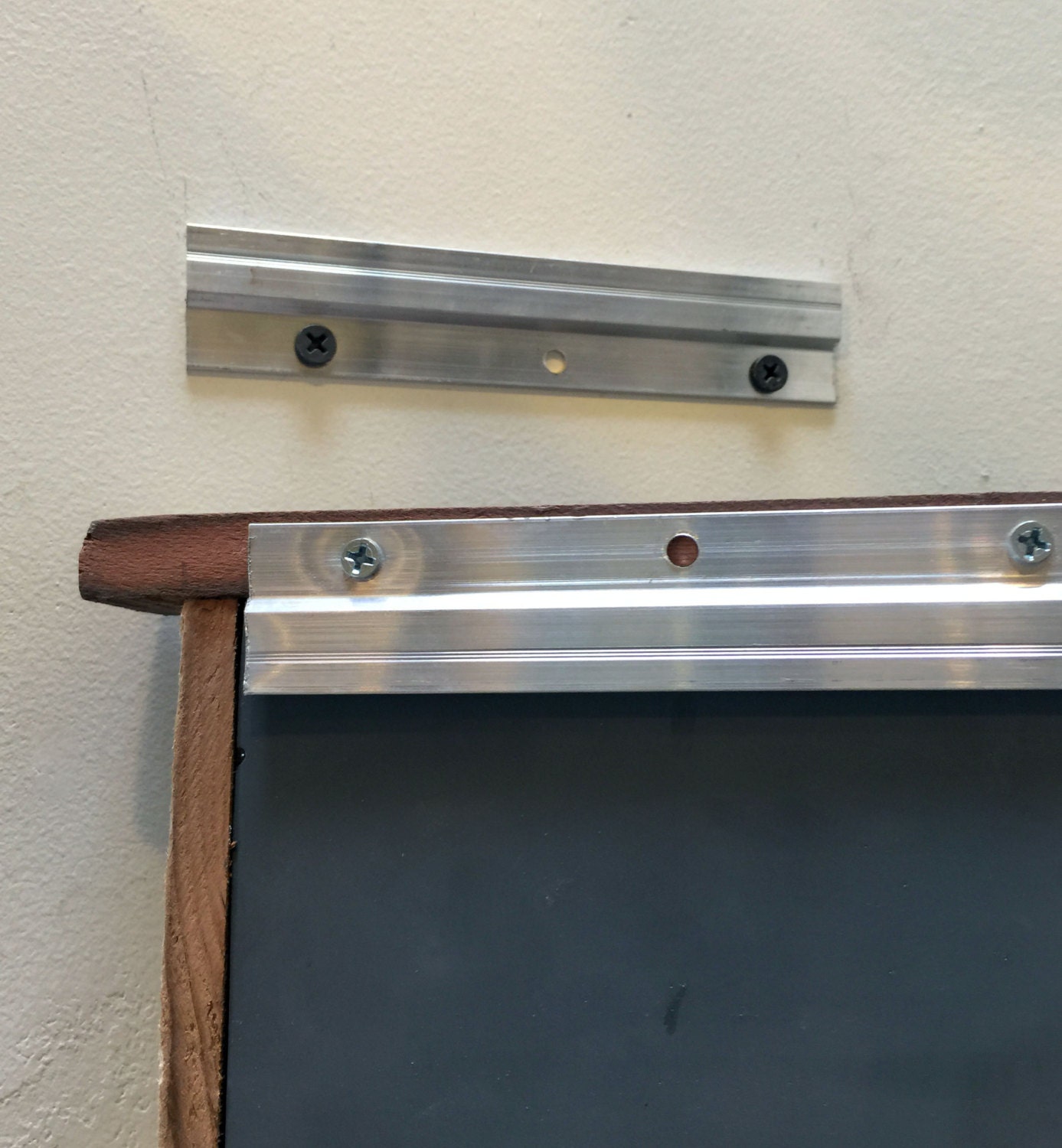 Entryway Mirror with Two Coat Hooks Rustic Reclaimed Wood