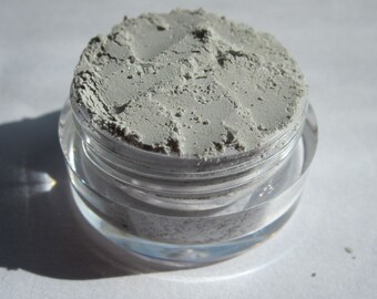 Pale Gray Semi-Matte EyeShadow| Cruelty-Free| Highlight Pure Vegan Mineral Eye Shadow - Frosty Night