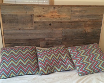 Twin, Queen, King Size Headboard- Reclaimed Barnwood Headboard - Reclaimed Wall Art
