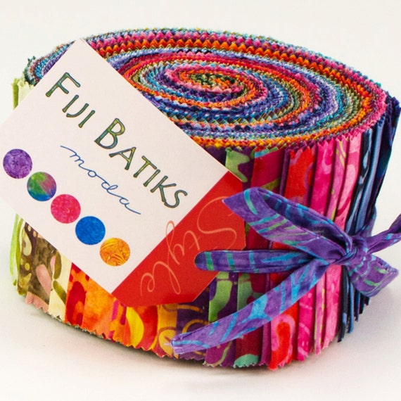 Fiji Batiks Jelly Roll By Moda Fabrics 4336jr 40 By Crazyquiltgirl