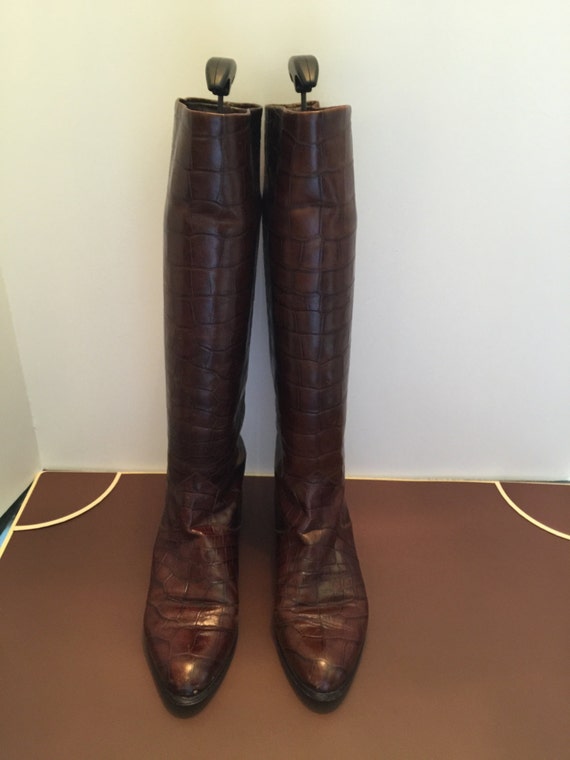 Amazing Pair of Vintage Bally Riding Boots by LaDolfina on Etsy