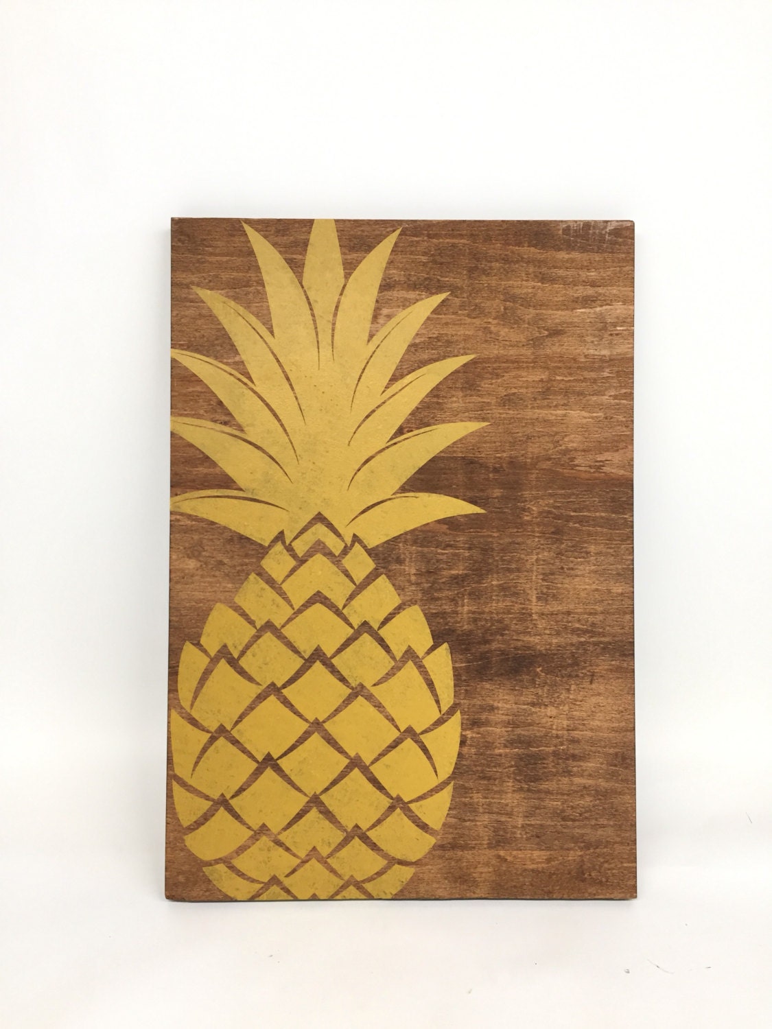 Pineapple Sign Pineapple Wood Sign Pineapple Decor Tropical