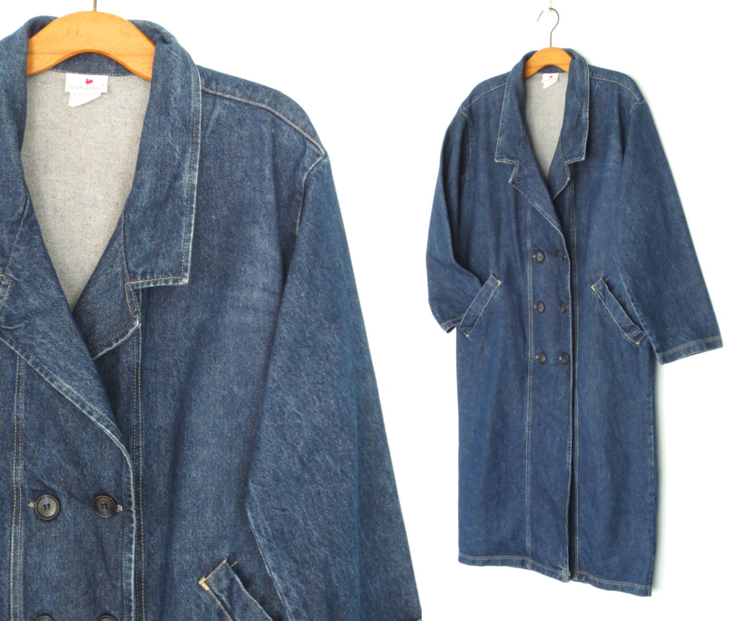 blue jean duster