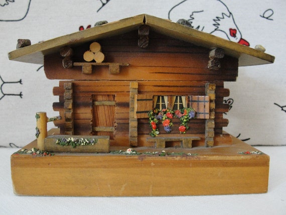 Music Box Swiss Chalet Weggiserlied Original by TrimsfromEurope