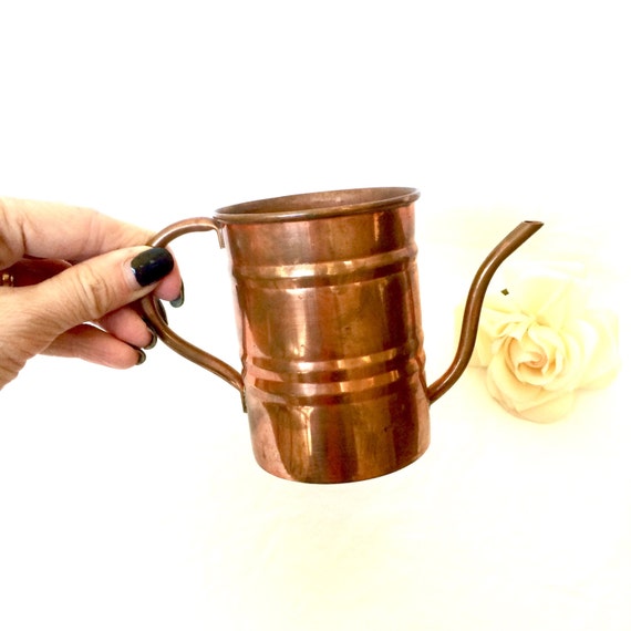 Vintage Copper Watering Can / Made in Turkey Copper Watering